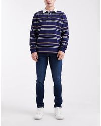 Only & Sons - Vaqueros De Corte Slim Con Lavado Oscuro Loom De -Azul Marino - Lyst