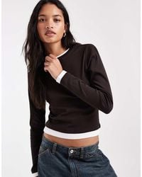 Vero Moda - Double Layer Long Sleeve T-shirt - Lyst