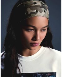 Bershka - Pack Of 2 Eyelet Headbands - Lyst