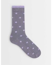 ASOS - Polka Dot Socks - Lyst