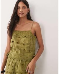 New Look - Co-Ord Cutwork Cami Top - Lyst
