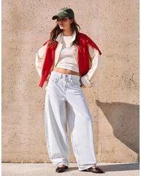 Bershka - Balloon Stripe Trousers - Lyst