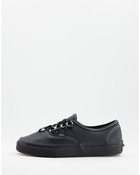 Vans Authentic Patent Leather Sneaker in Black for Men - Lyst