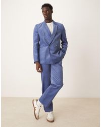 ASOS - Straight Fit Corduroy Suit Trousers - Lyst