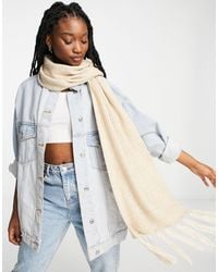 Monki Recycled Scarf With Tassels - Multicolor