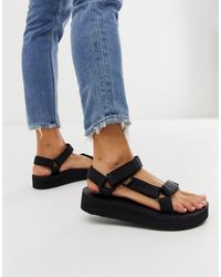 all black tevas