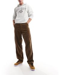 Carhartt - Single Knee Corduroy Relaxed Straight Trousers - Lyst
