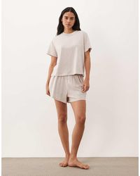 ASOS - Mix & Match Cotton Pajama Shorts - Lyst