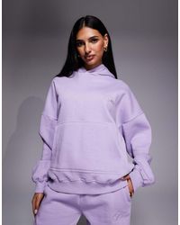 Kaiia - Studio Embossed Logo Oversized Hoodie Co-Ord - Lyst