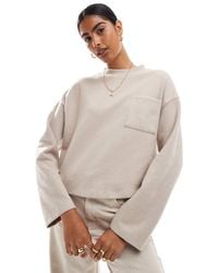 ASOS - Supersoft Oversized Jumper With Pocket Detail - Lyst