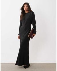 ASOS - Batwing Maxi Dress With Cowl Back - Lyst