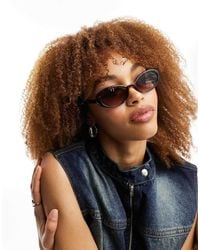 Reclaimed (vintage) - 90s Oval Sunglasses - Lyst