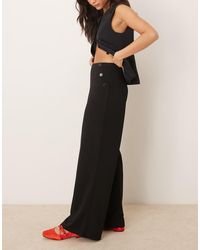 Jdy - Broek Met Knopen Aan De Zijkant - Lyst