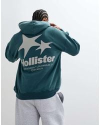 Hollister - Boxy Fit Back Graphic Hoodie - Lyst