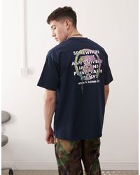 Aape By A Bathing Ape - Aape By A Bathing Ape Multi Logo Back Print T-shirt - Lyst