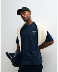 AllSaints - Redact Short Sleeve Graphic Logo T-shirt With Back Print - Lyst