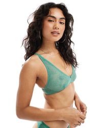 Cotton On - Bralette Con Cuello De Pico De Encaje De Cotton On - Lyst