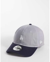 KTZ - La Dodgers 9Twenty Mini Logo Contrast Peak Cap - Lyst