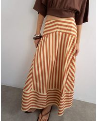 TOPSHOP - Drop Waist Full Circle Maxi Skirt - Lyst