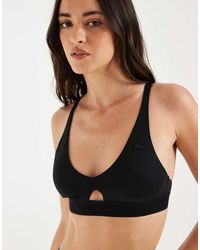 Lacoste - Microfibre Cut Out Bra - Lyst