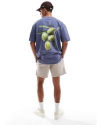 Hollister - Boxy Fruit Motif T-shirt - Lyst