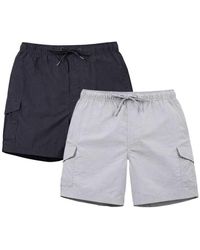 French Connection - 2 Pack Cargo-Style Swim Shorts - Lyst