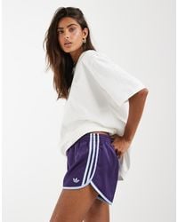 adidas Originals - Three Stripe Sprinter Shorts - Lyst