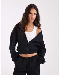 ASOS - Interlock Cropped Hoodie - Lyst