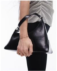TOPSHOP - Sonia - sac porté épaule asymétrique à détail chaîne - Lyst