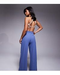 4505 - Petite Icon High Waist Wide Leg Dance Pant - Lyst