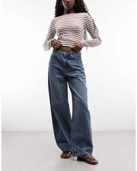Dime - baggy Fit Logo Patch Jeans - Lyst
