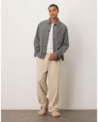 ARKET - – locker geschnittene hemdjacke aus seersucker mit hohem baumwollanteil - Lyst