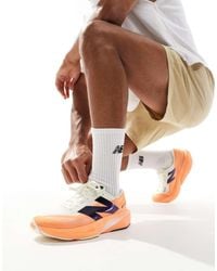 New Balance - Zapatillas De Deporte Naranjas Para Correr De Hombre Fuelcell Rebel V4 De Running - Lyst