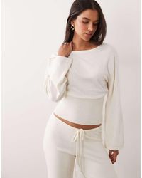 Gina Tricot - Co-ord Knitted Loungewear Top - Lyst