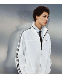 adidas Originals x ASOS - Oversized Zip Through Shirt - Lyst