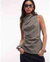 Weekday - High Neck Asymmetric Top - Lyst