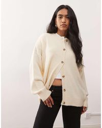 Collusion - Oversized Crew Neck Cardi - Lyst