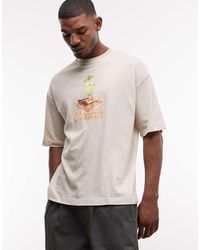ASOS - Oversized T-Shirt With Cocktail Graphic - Lyst