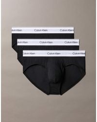Calvin Klein - 3 Pack Hip Briefs - Lyst