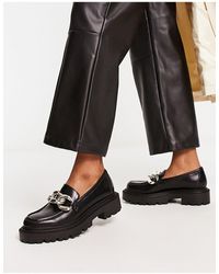 Stradivarius - Loafer With Chain Detail - Lyst