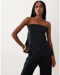 Abercrombie & Fitch - Longline Bandeau Top - Lyst