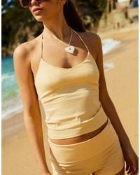 Pull&Bear - Striped Halterneck Top - Lyst