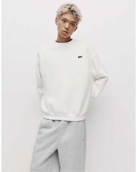Pull&Bear - Round Neck Stwd Sweatshirt - Lyst