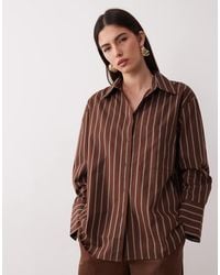 Mango - Llama Oversized Shirt Co-ord - Lyst