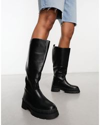 Raid - Challenge Chunky Flat Knee Boots - Lyst