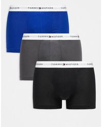 Tommy Hilfiger - Signature Cotton Essentials 3 Pack Trunks - Lyst