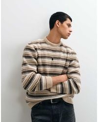 ASOS - Knitted Oversized Striped Jumper - Lyst