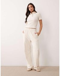 Wanderdoll - Frankie Premium Jersey Wide Leg Trousers Co-Ord - Lyst