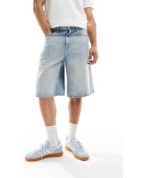 Only & Sons - Baggy Denim Short - Lyst