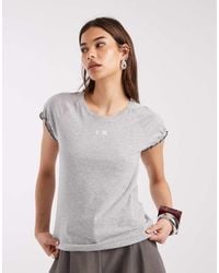 laagam - Zaira Embroidered Logo T-shirt - Lyst